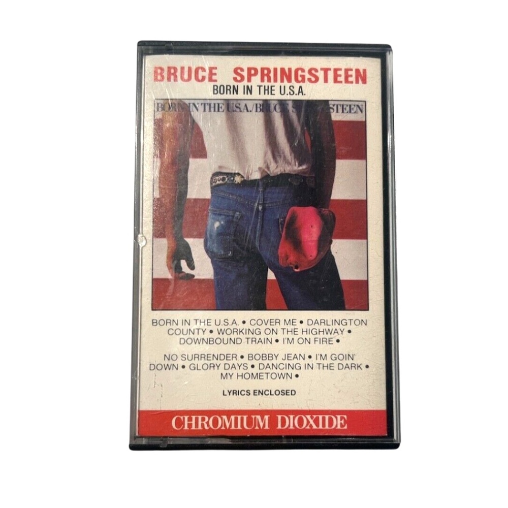 Vintage 1984 Bruce Springsteen Born In The USA Cassette Made in Canada